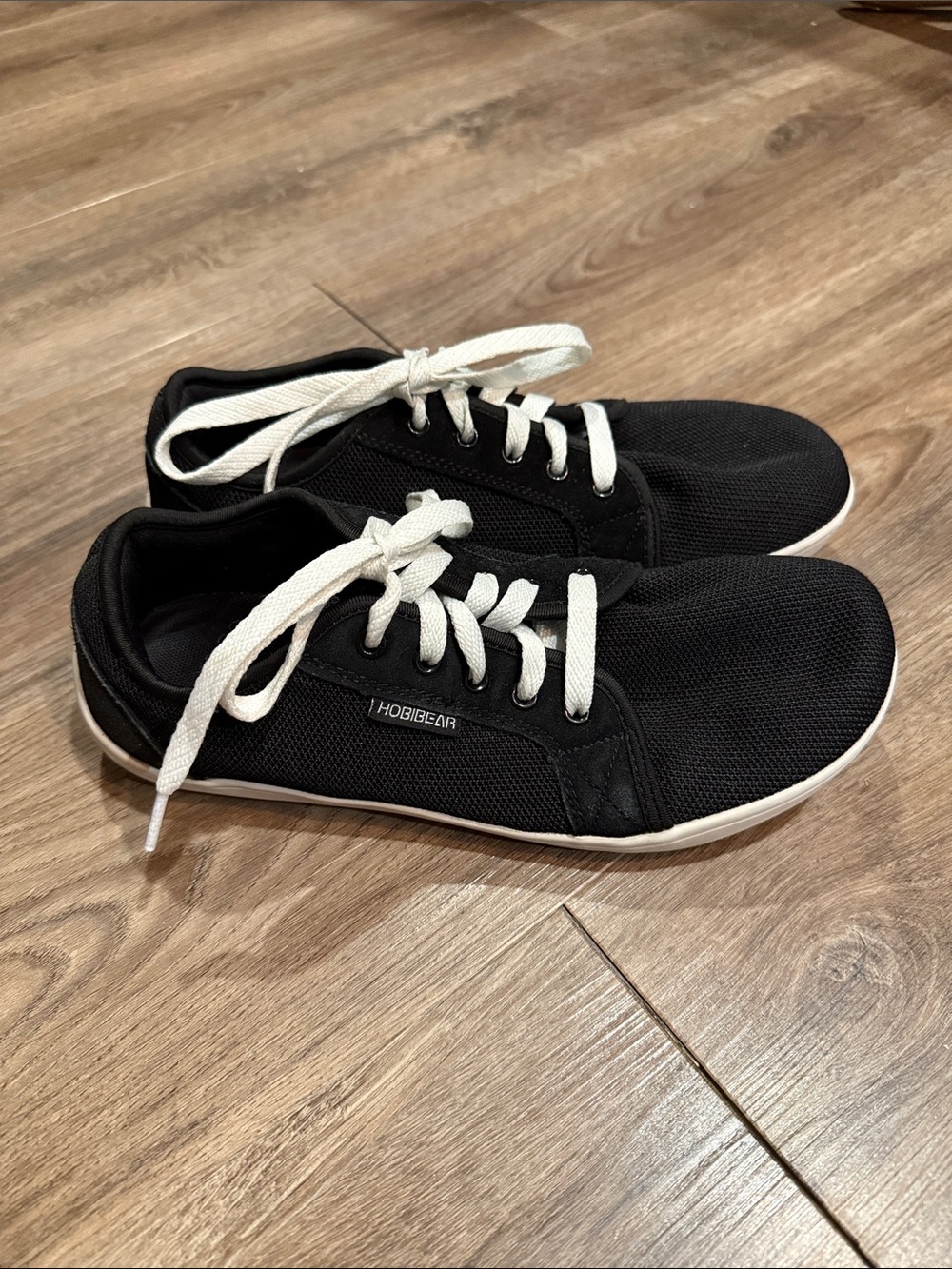 Hobibear Minimalist Wide Barefoot Casual Shoes Black Size EU 40 US 9